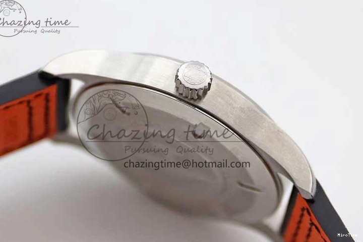 MIROTIME 0506 Vibrant Mark XVIII IW327001 SS M+F 1:1 Best Edition Black Dial on Black Leather Strap A 7055